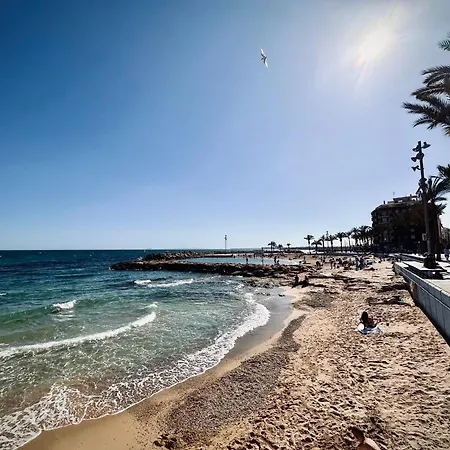 アパート Sunset - Playa Del Cura, 10 Meters To Beach, Sea View, Centrally Located, Locos トレビエハ